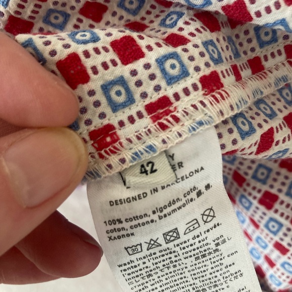 Tiny Big Sister Ruched Front Dress with Puff Sleeves - Picture 5 of 12